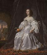 Johannes Lingelbach Princess Mary Stuart (1631-60). Widow of William II, prince of Orange painting